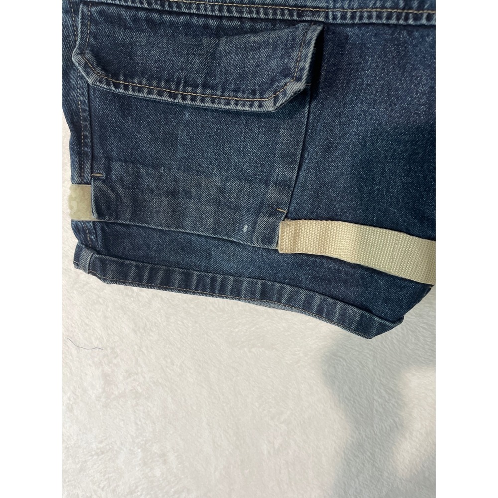 Vtg Marithe Francois Girbaud Mens Denim Shorts Sz 36 Y2K Hip Hop Shuttle Tape - Picture 6 of 8